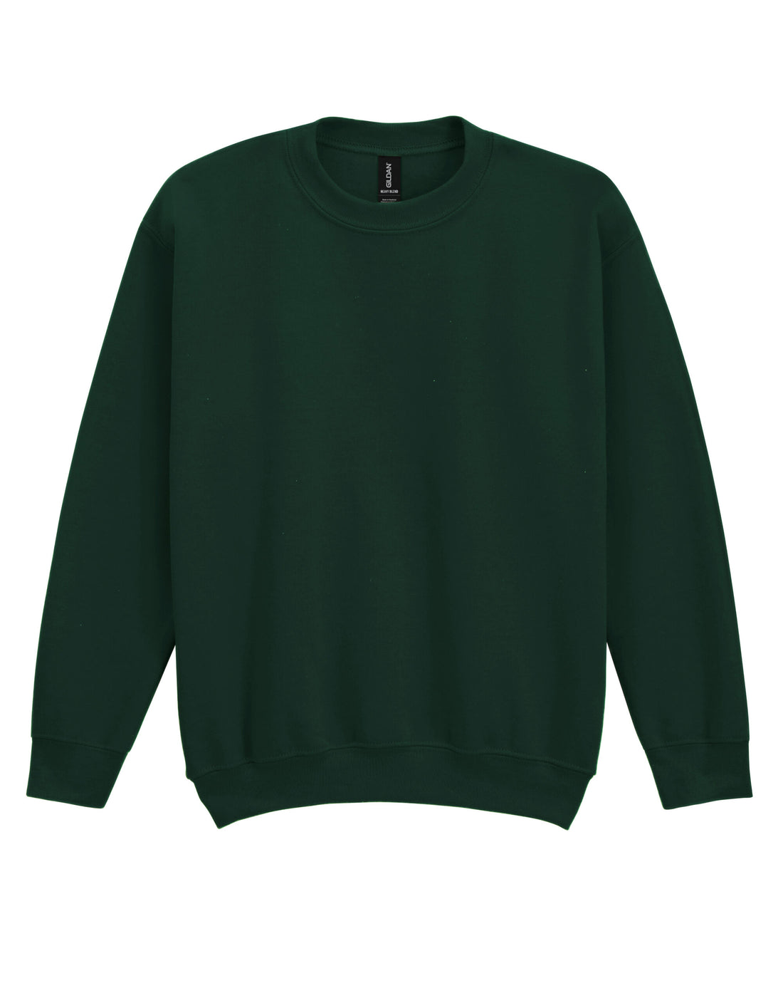 Gildan Heavy Blend Youth Crew Sweatshirt 18000b - Forest Green - Customisable Sweatshirts