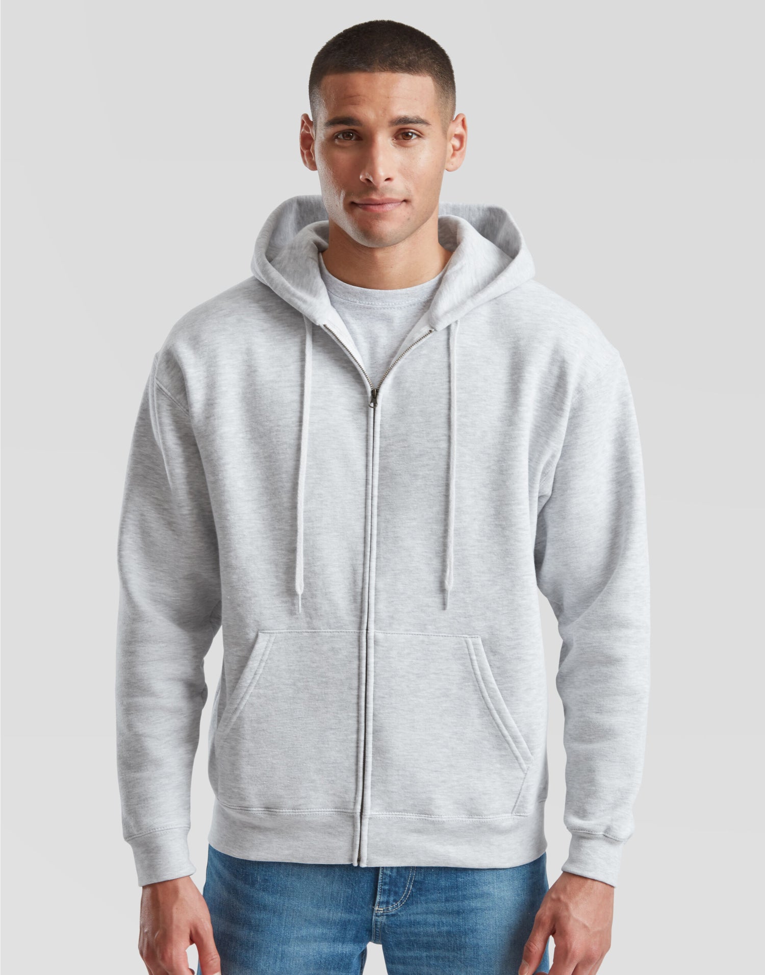 Fruit of the Loom Mens Premium Hooded Sweat Jacket 62034 - - Customisable Sweatshirts