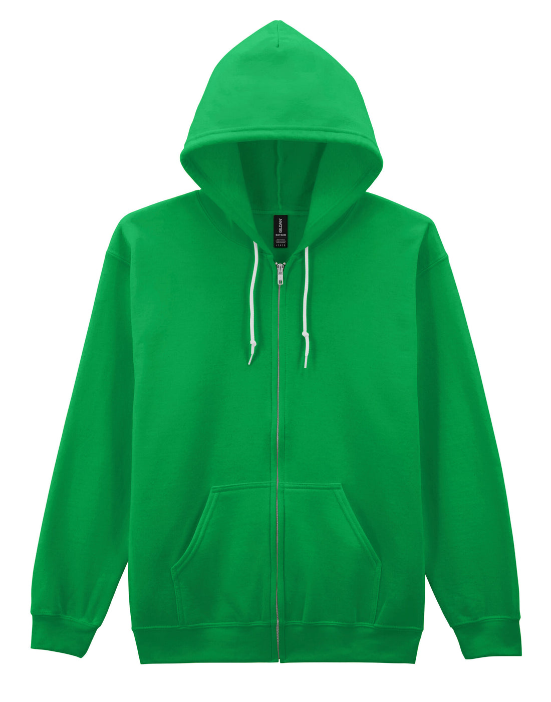 Gildan Heavy Blend Adult Zip Hood Sweat - Irish Green - 18600 - Irish Green - Customisable Sweatshirts And Hoodies