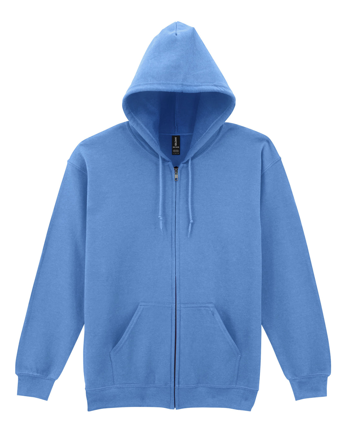 Gildan Heavy Blend Adult Zip Hood Sweat - Carolina Blue - 18600 - Carolina Blue - Customisable Sweatshirts And Hoodies