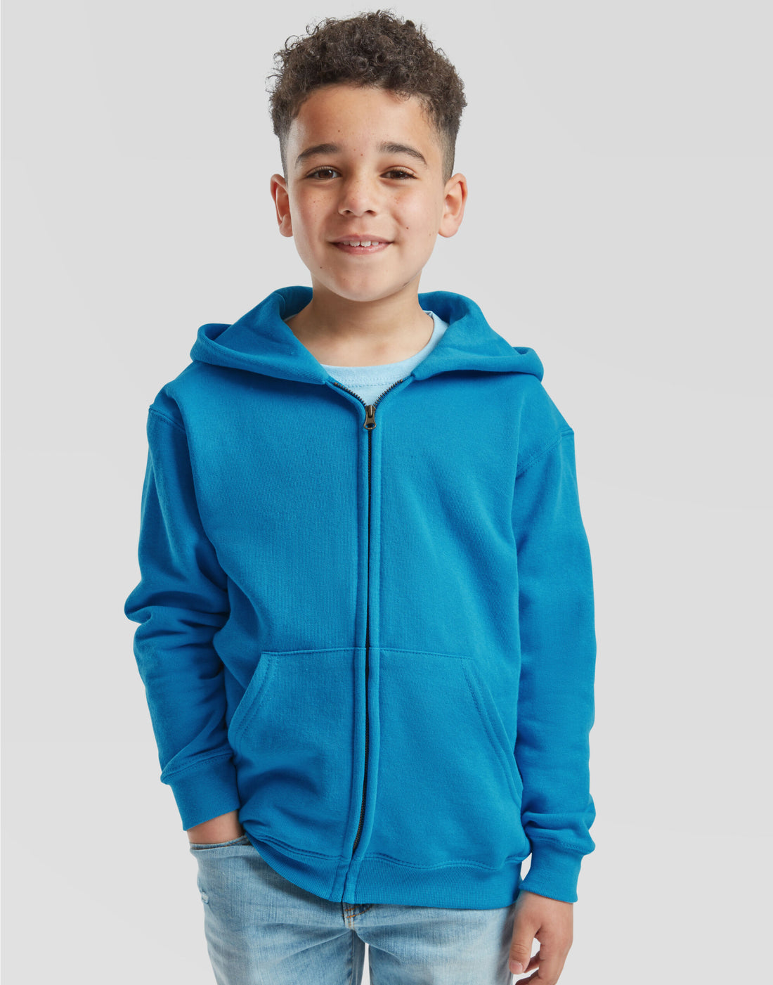 Fruit of the Loom Kids Classic Hooded Sweat Jacket 62045 - - Customisable Jackets
