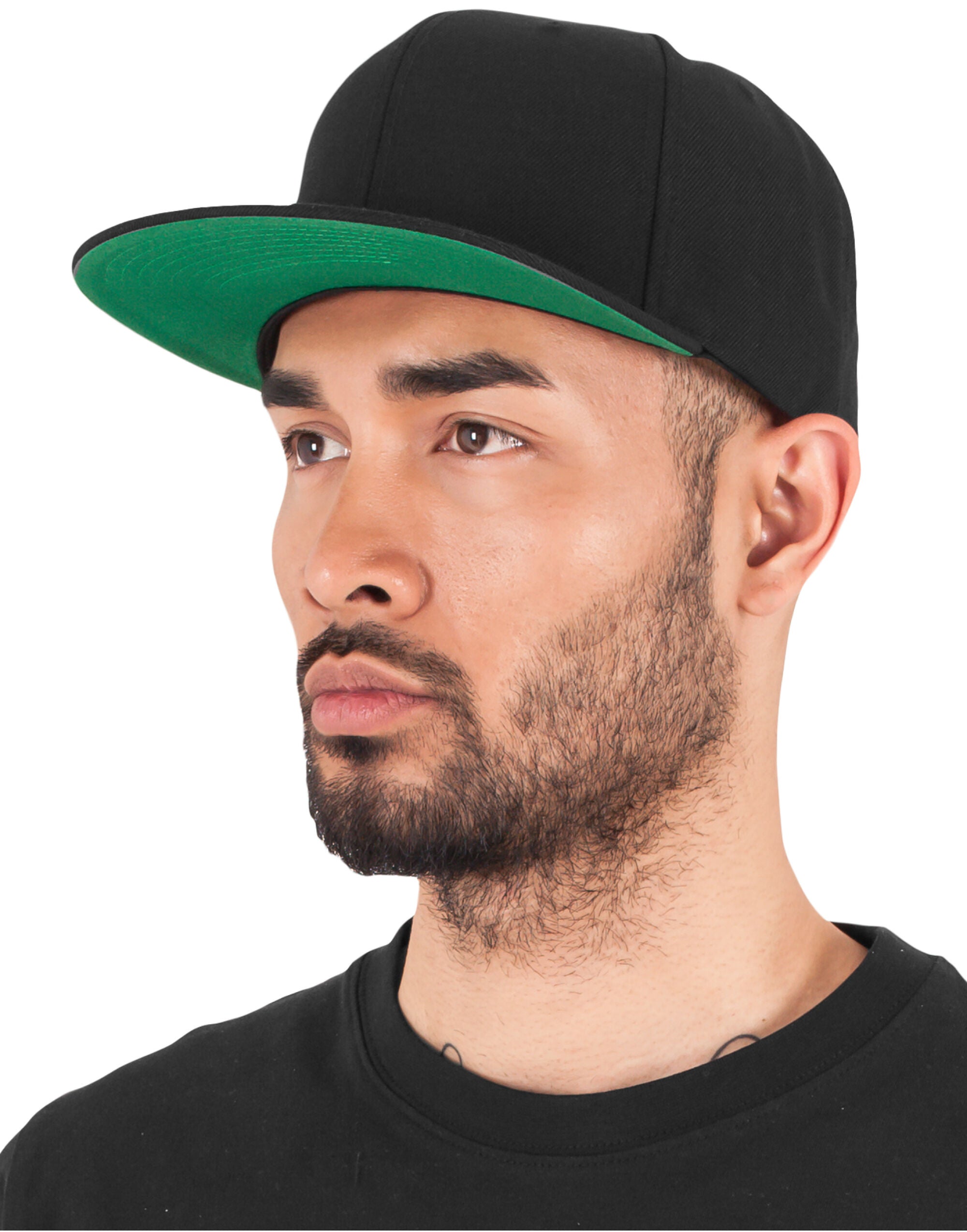 Flexfit By Yupoong Flexfit Classic Snapback Cap 6089m - Black O S - Customisable Caps