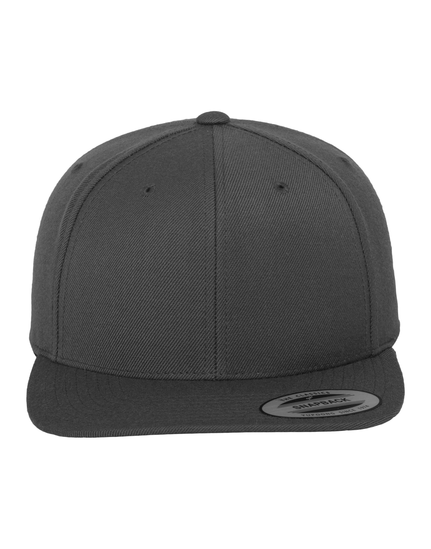 Flexfit By Yupoong Flexfit Classic Snapback Cap 6089m - Dark Grey O S - Customisable Caps