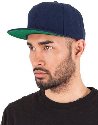 Flexfit By Yupoong Flexfit Classic Snapback Cap 6089m - Navy O S - Customisable Caps