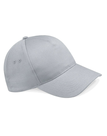 Beechfield Ultimate 5 Panel Cap B15 - Light Grey O S - Customisable Caps