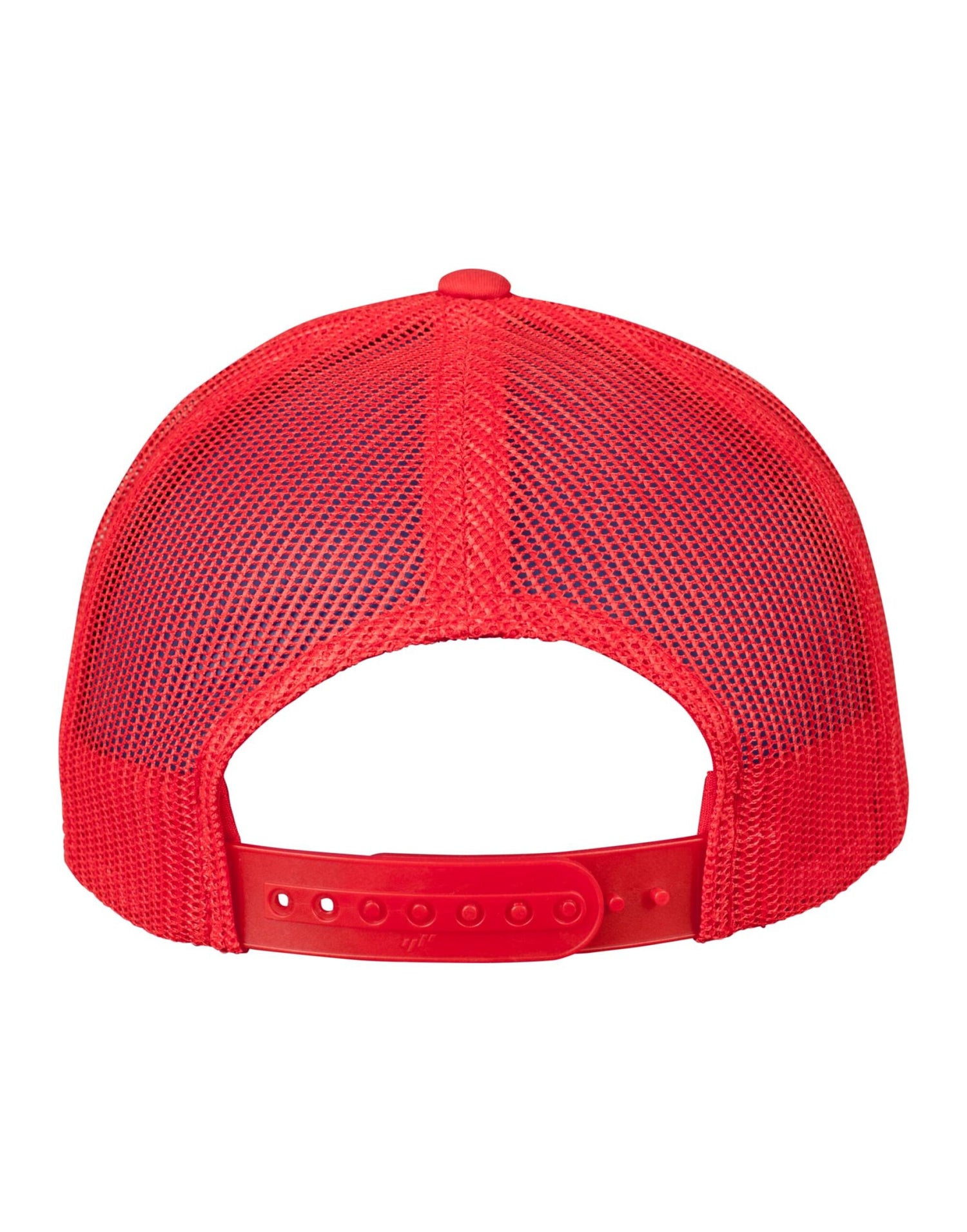 Flexfit By Yupoong Flexfit Retro Trucker Cap 6606 - Red O S - Customisable Caps
