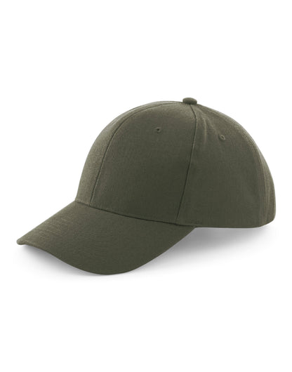 Beechfield Pro Style Heavy Cap B65 - Olive O S - Customisable Caps