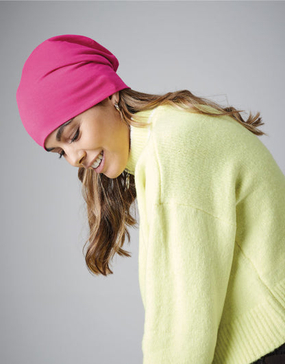 Beechfield Hemsedal Cotton Slouch Beanie B368 - - Customisable Beanies