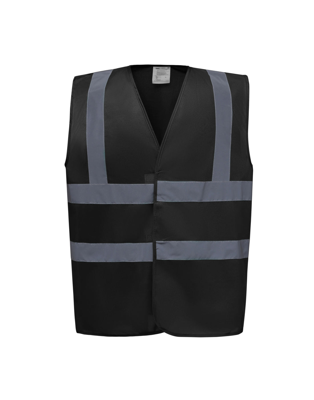 Yoko Enhanced Vis Waistcoat hvw100ev - Black - Customisable HV Vest