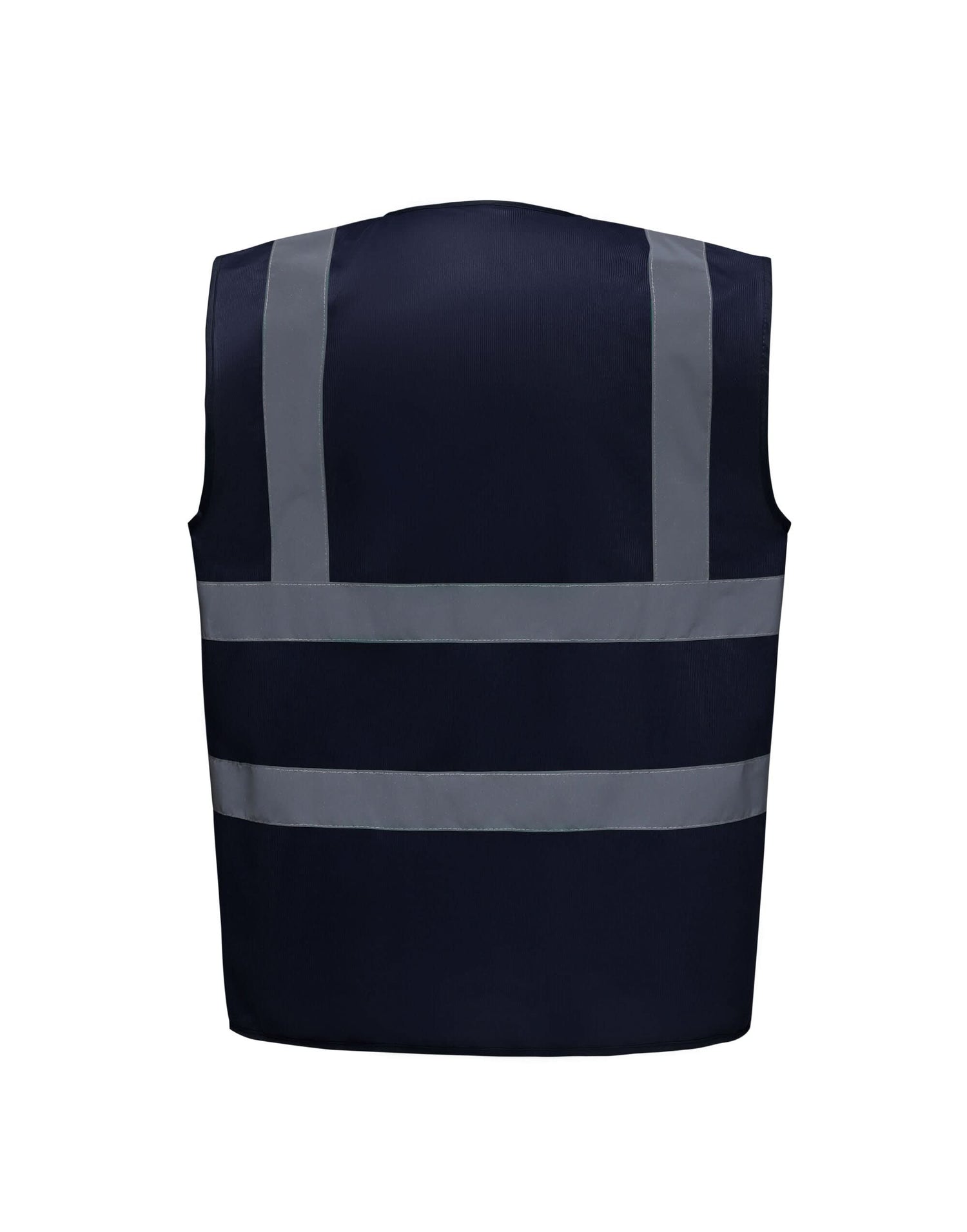 YOKO Enhanced Visibility Waistcoat HVW100EV - Navy - Customisable Hi-Vis Vest
