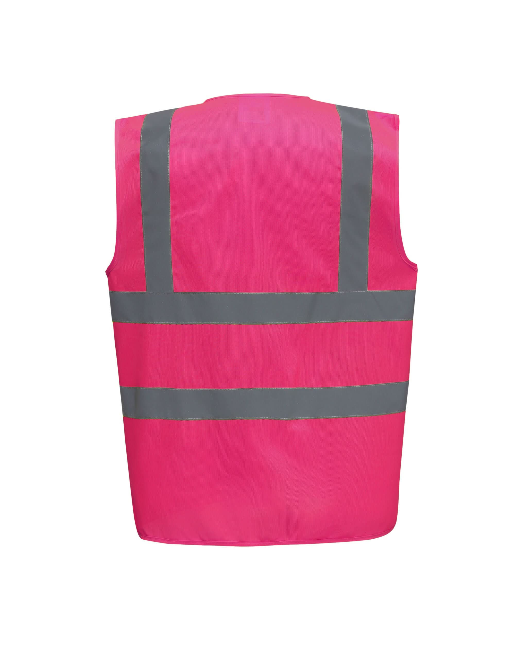 YOKO Enhanced Visibility Waistcoat HVW100EV - Pink - Customisable Hi-Vis Vest