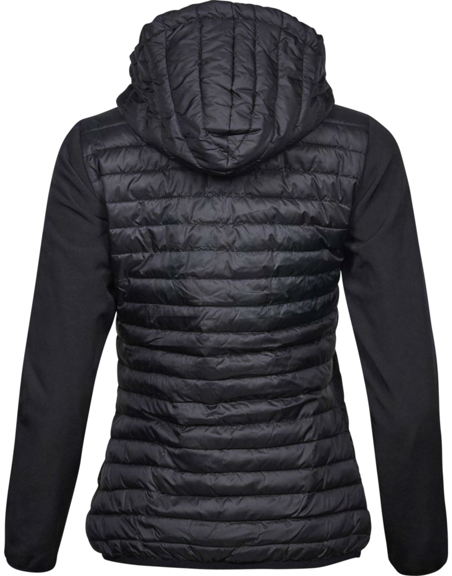 Tee Jays Womens Hooded Crossover Jacket TJ9629 - Black - Customisable Jacket