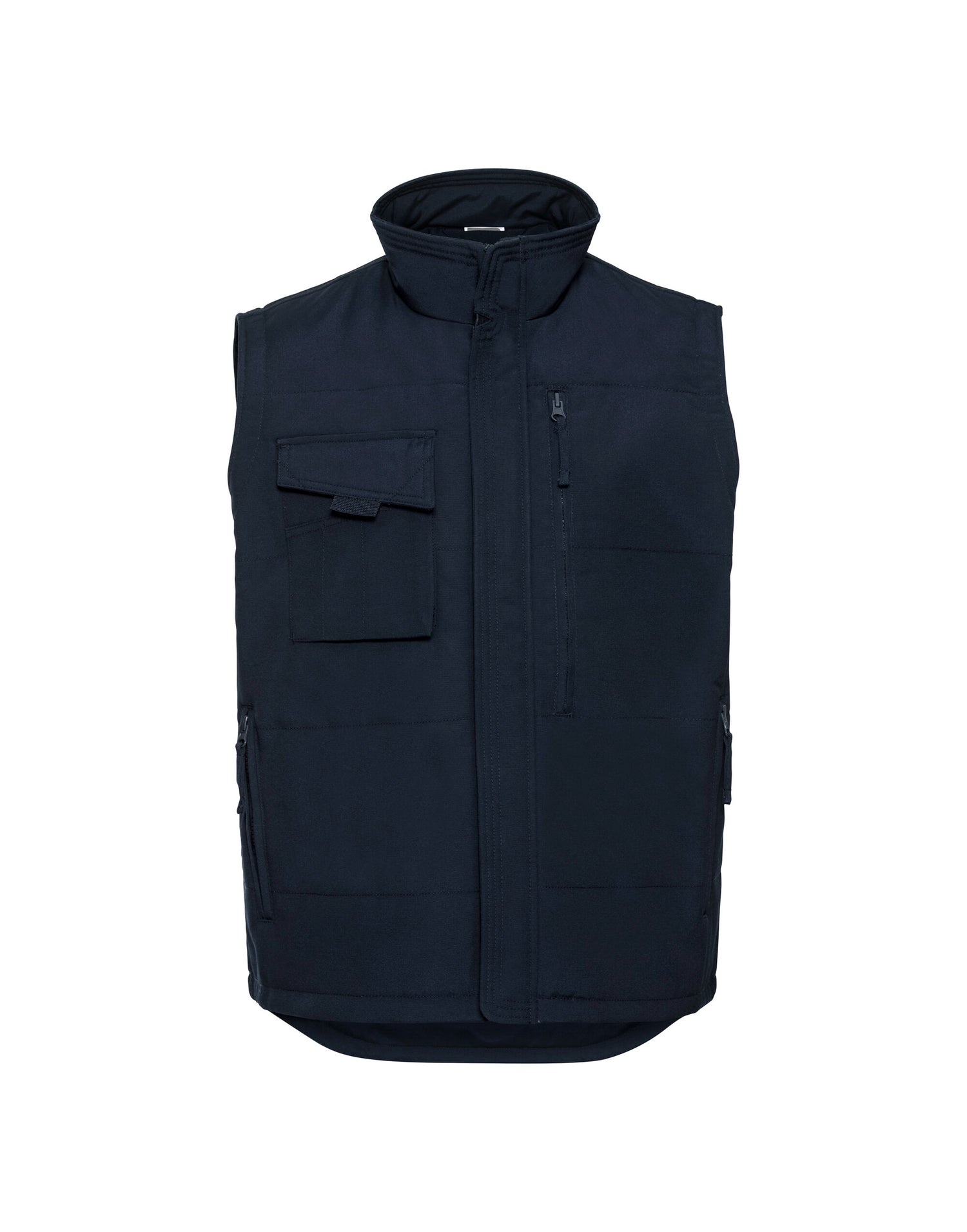 Russell Collection Russell Heavy Duty Workwear Gilet 014m - French Navy - Customisable Gilets &amp; Body Warmers