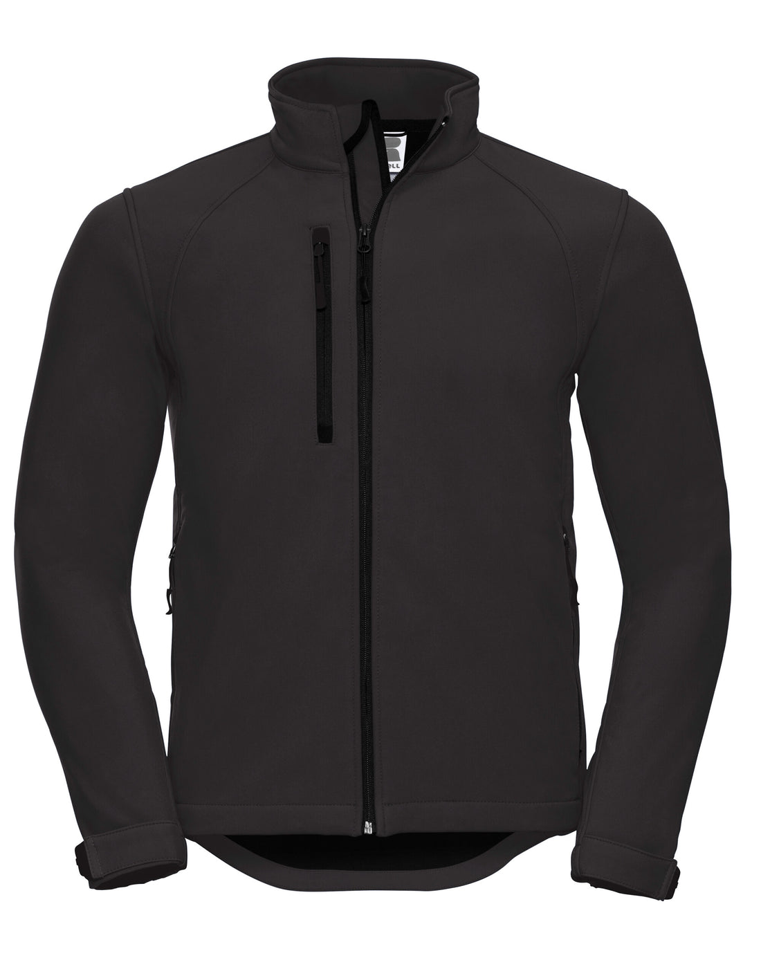 Russell Collection Russell Mens Softshell Jacket 140M - Black - Customisable Softshell Jacket