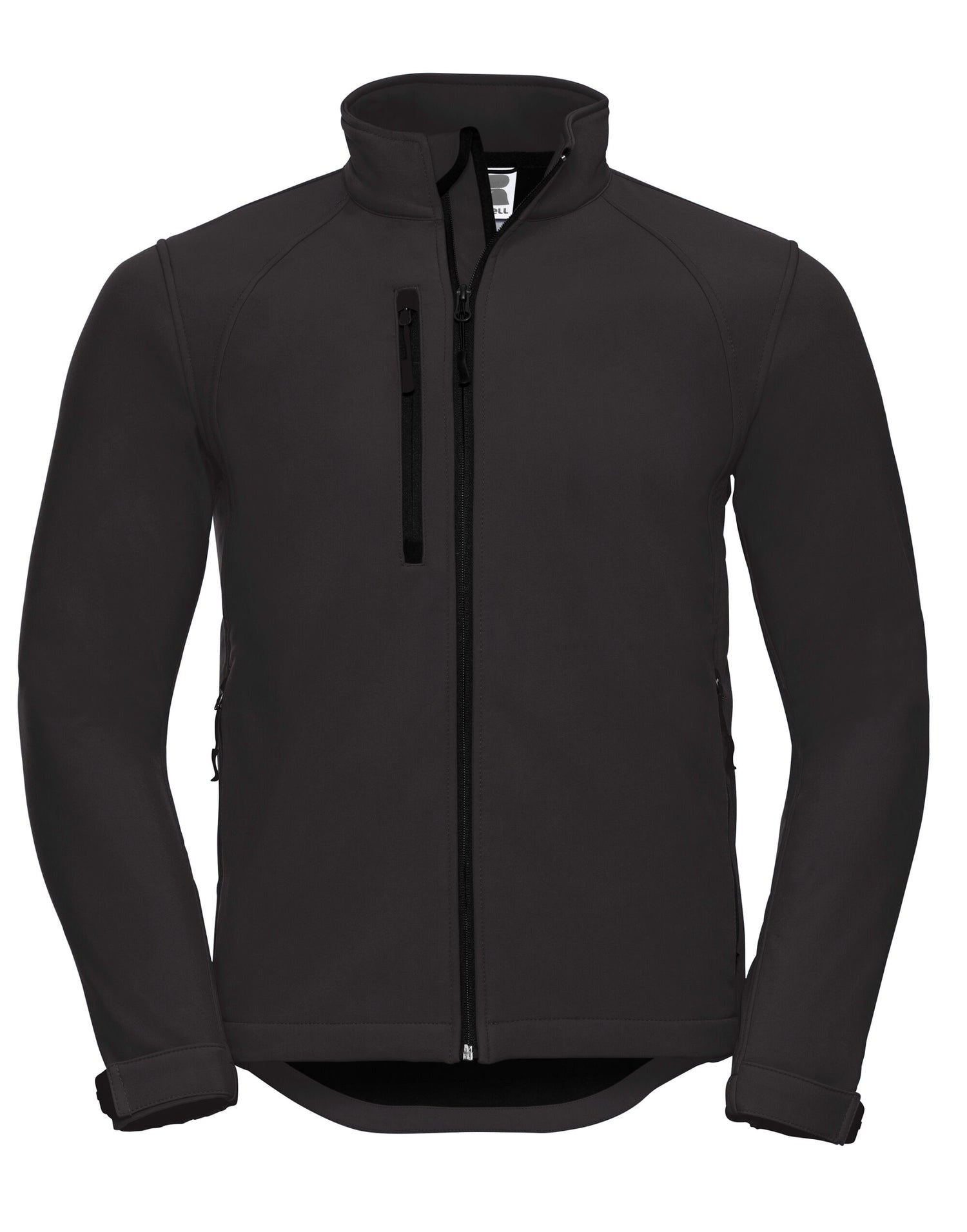 Russell Collection Russell Mens Softshell Jacket 140M - Black - Customisable Softshell Jacket