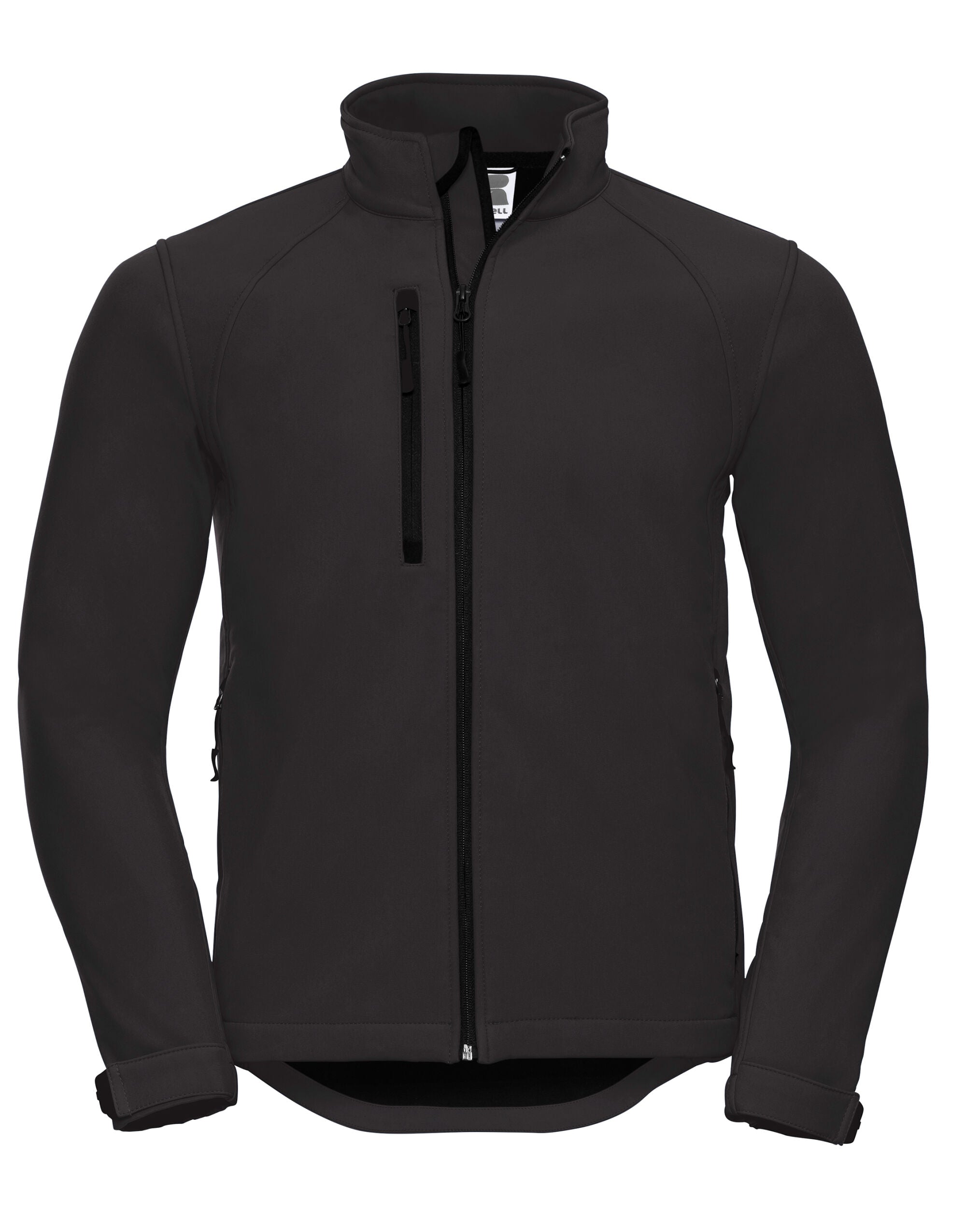 Russell Collection Russell Mens Softshell Jacket 140M - Black - Customisable Softshell Jacket