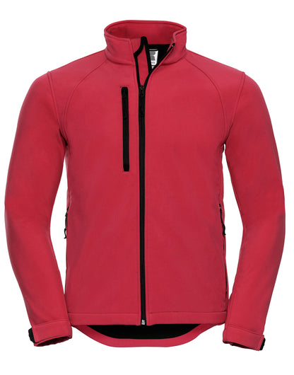 Russell Collection Russell Mens Softshell Jacket 140M - Classic Red - Customisable Softshell Jacket