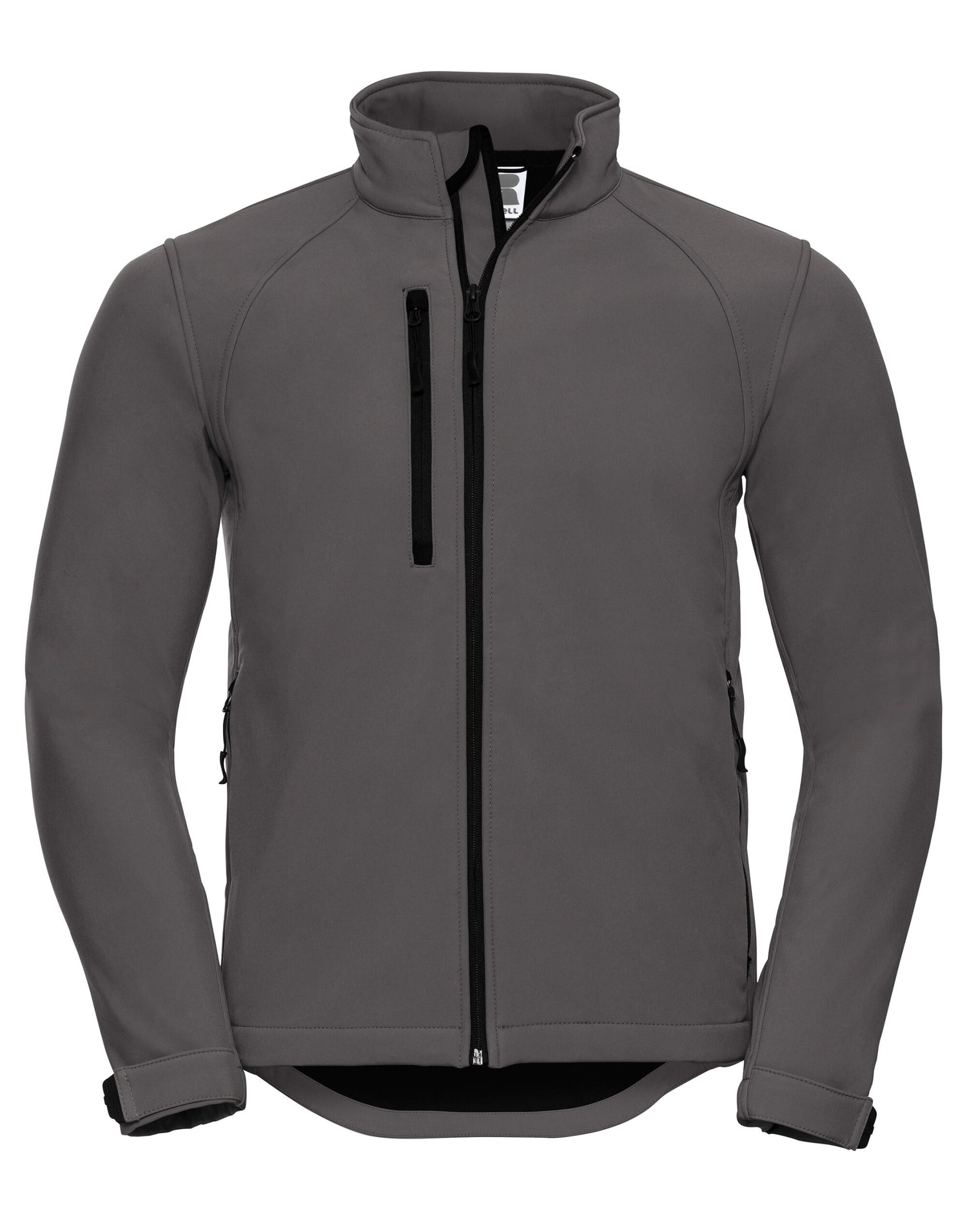 Russell Collection Russell Mens Softshell Jacket 140M - Titanium - Customisable Softshell Jacket