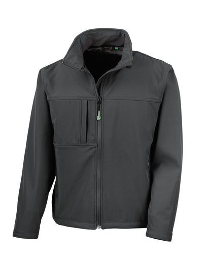Result Mens Classic Softshell Jacket R121M - Black - Customisable Jackets