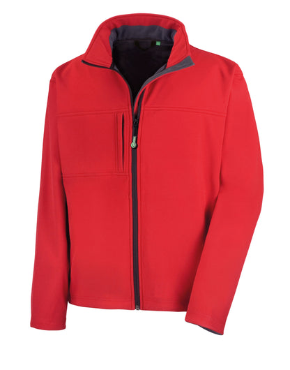 Result Mens Classic Softshell Jacket R121M - Red - Customisable Jackets