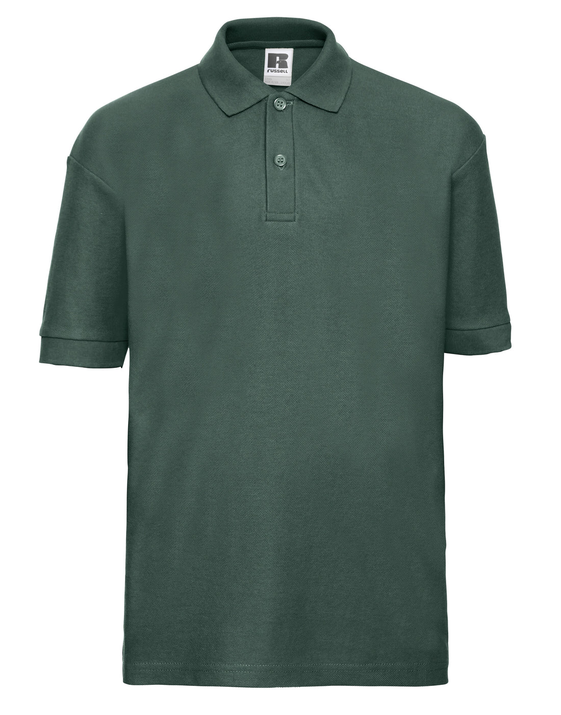 Russell Collection Russell Kids Classic Polo 539B - Bottle Green - Customisable Polos