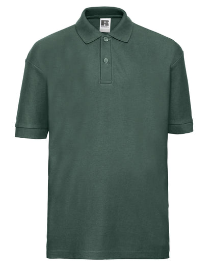 Russell Collection Russell Kids Classic Polo 539B - Bottle Green - Customisable Polos