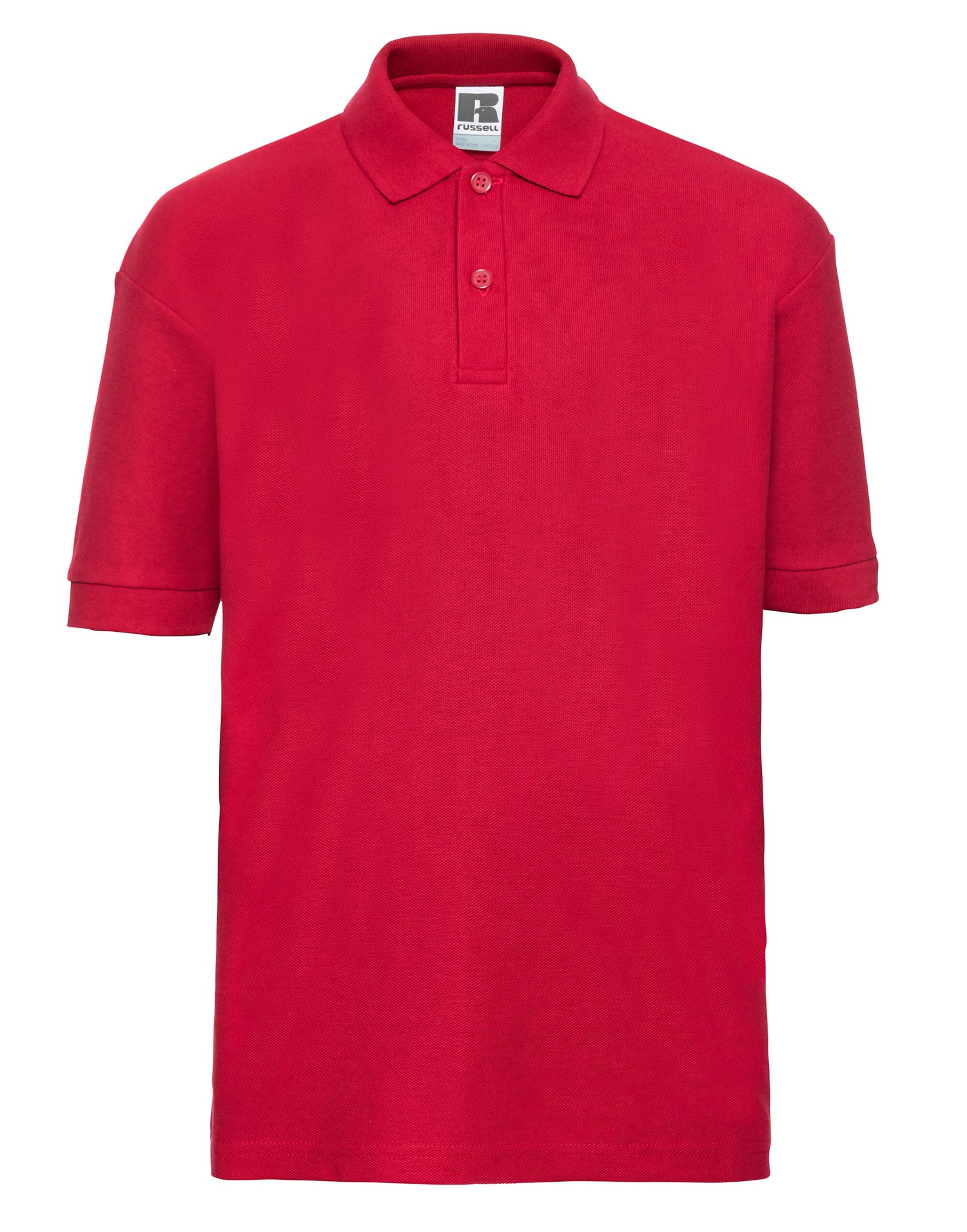 Russell Collection Russell Kids Classic Polo 539B - Classic Red - Customisable Polos