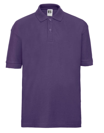 Russell Collection Russell Kids Classic Polo 539B - Purple - Customisable Polos