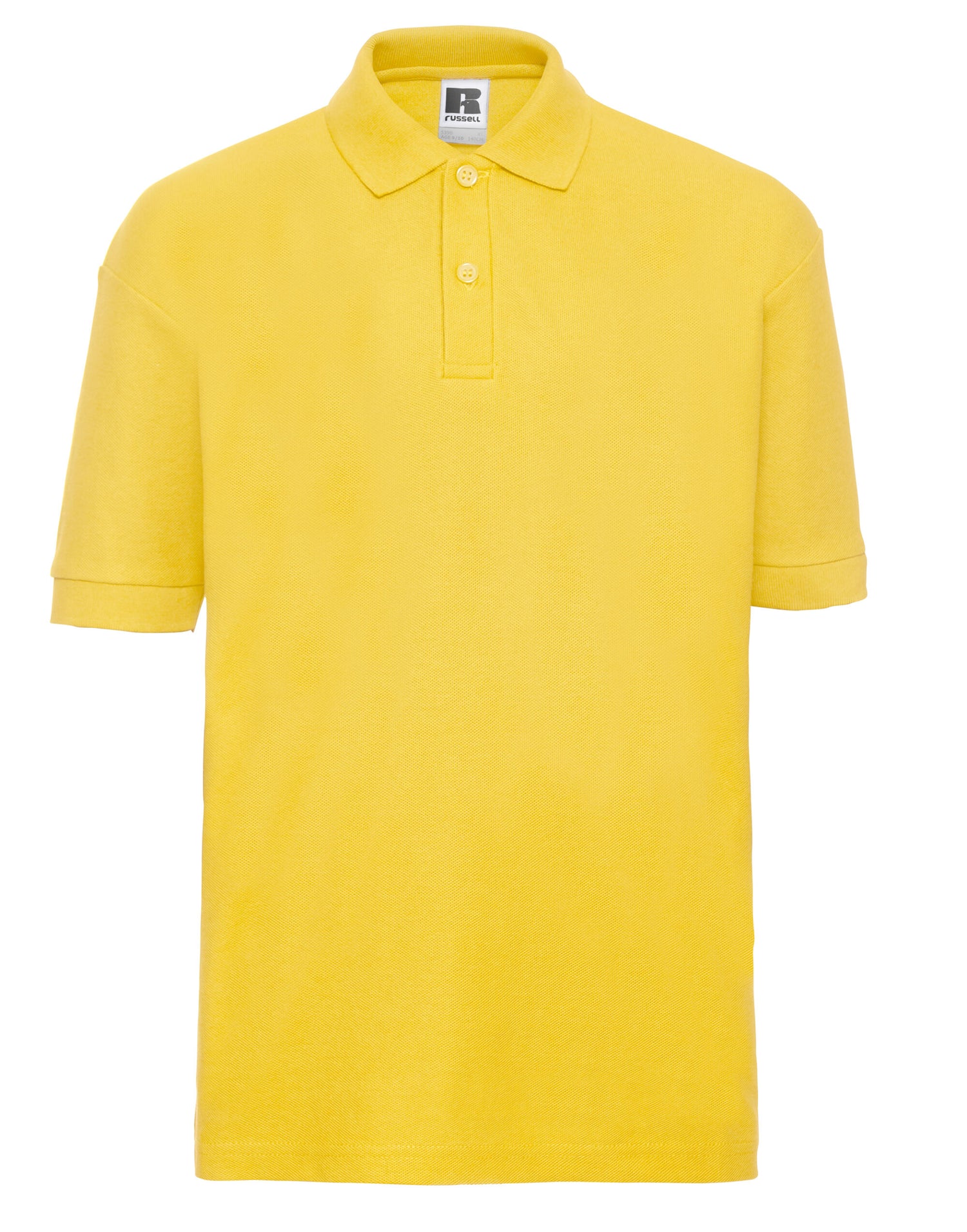Russell Collection Russell Kids Classic Polo 539B - Yellow - Customisable Polos