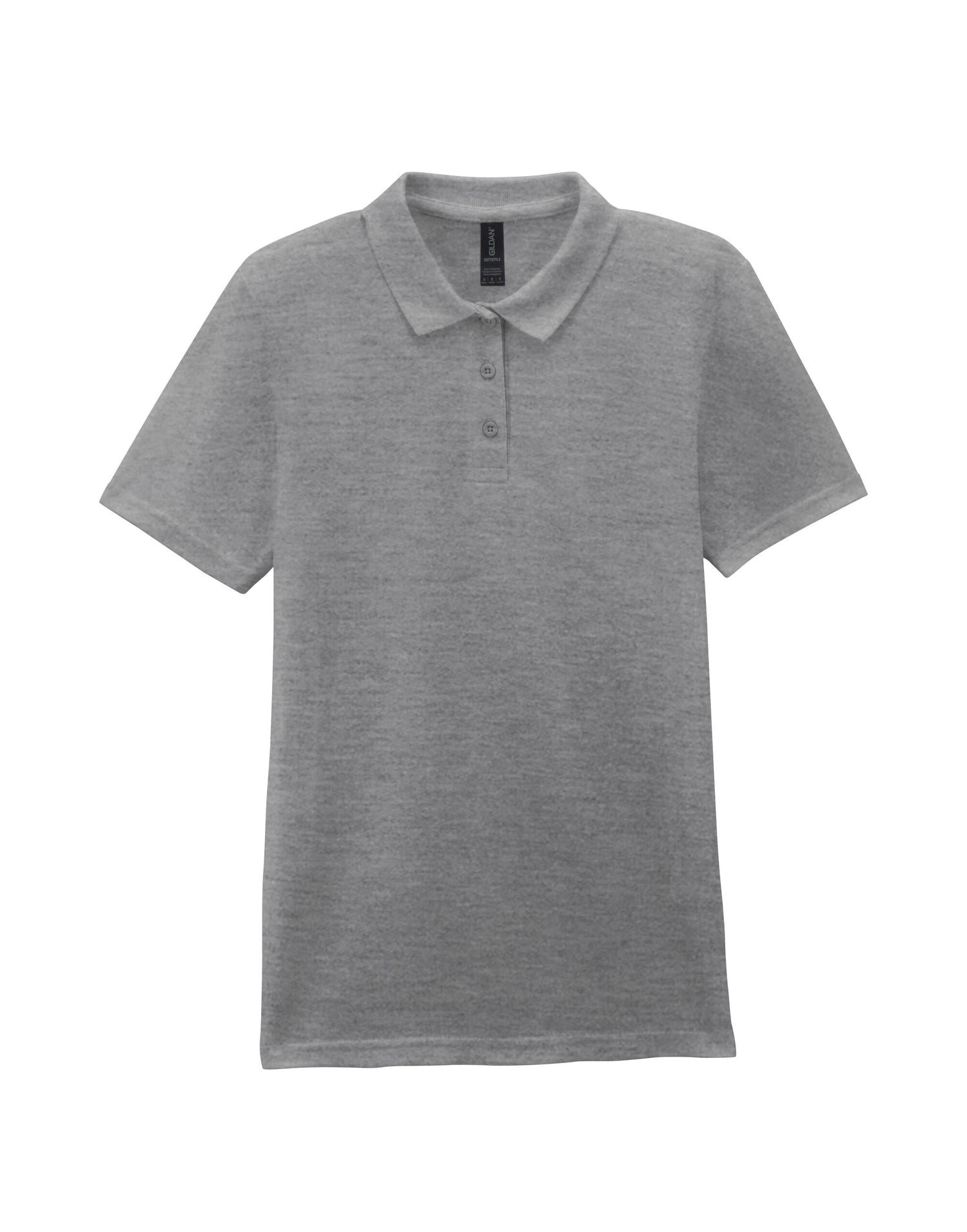 Gildan Sstyle Ladies Double Pique Polo 64800L - Sport Grey (RS) - Customisable Polos