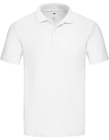 Fruit of the Loom Original Polo 63050 - White - Customisable Polos