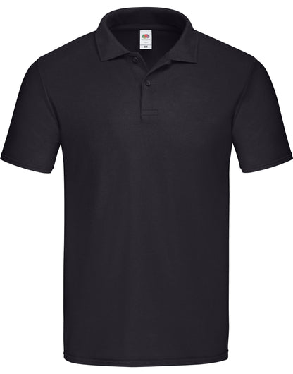 Fruit of the Loom Original Polo 63050 - Black - Customisable Polos