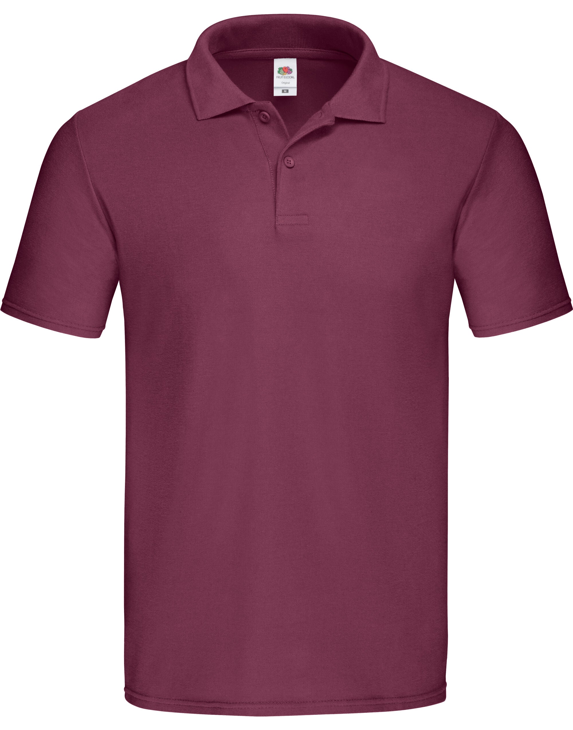 Fruit of the Loom Original Polo 63050 - Burgundy - Customisable Polos