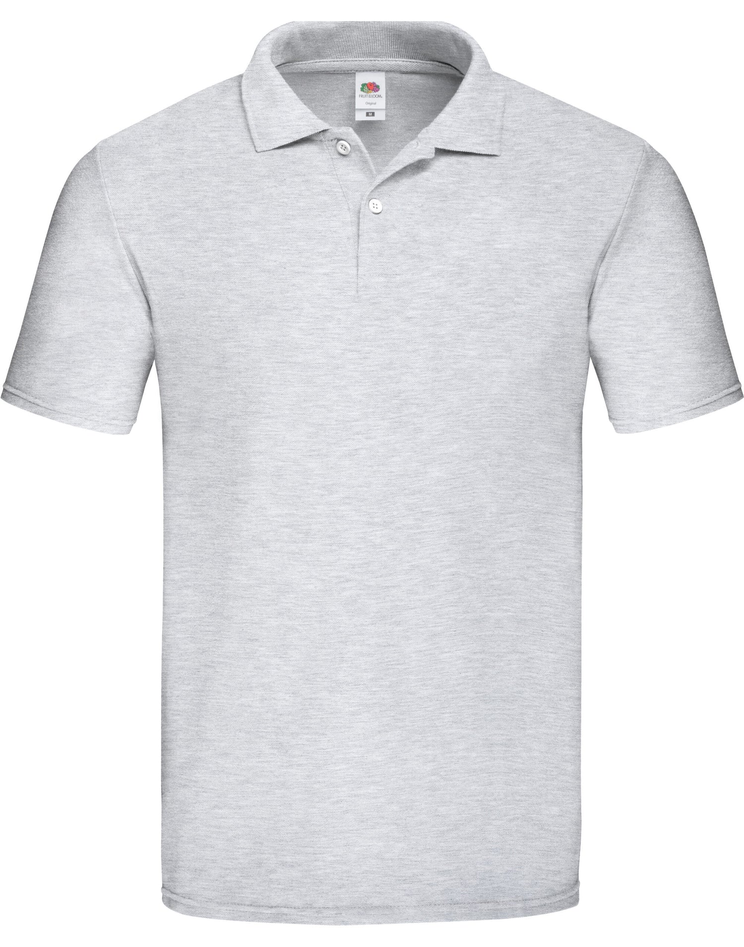 Fruit of the Loom Original Polo 63050 - Heather Grey - Customisable Polos