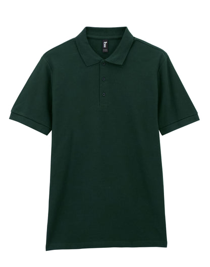 Gildan Premium Cotton Adult Pique Polo 85800 - Forest Green - Customisable Polos