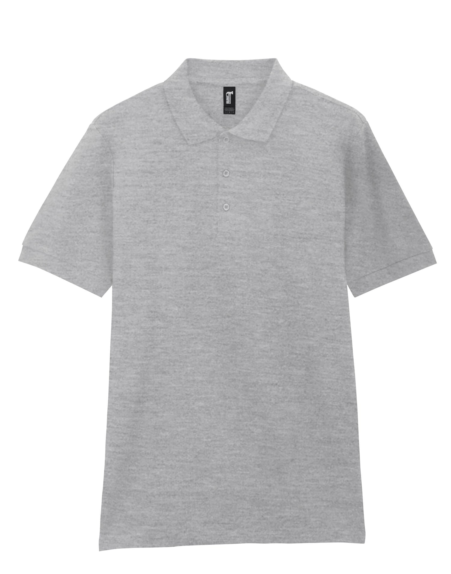 Gildan Premium Cotton Adult Pique Polo 85800 - Sport Grey (RS) - Customisable Polos