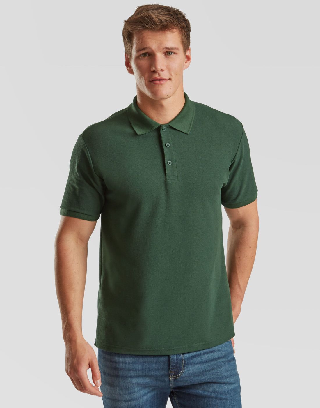 Fruit of the Loom Mens 6535 Heavy Polo 63204 - - Customisable Polos