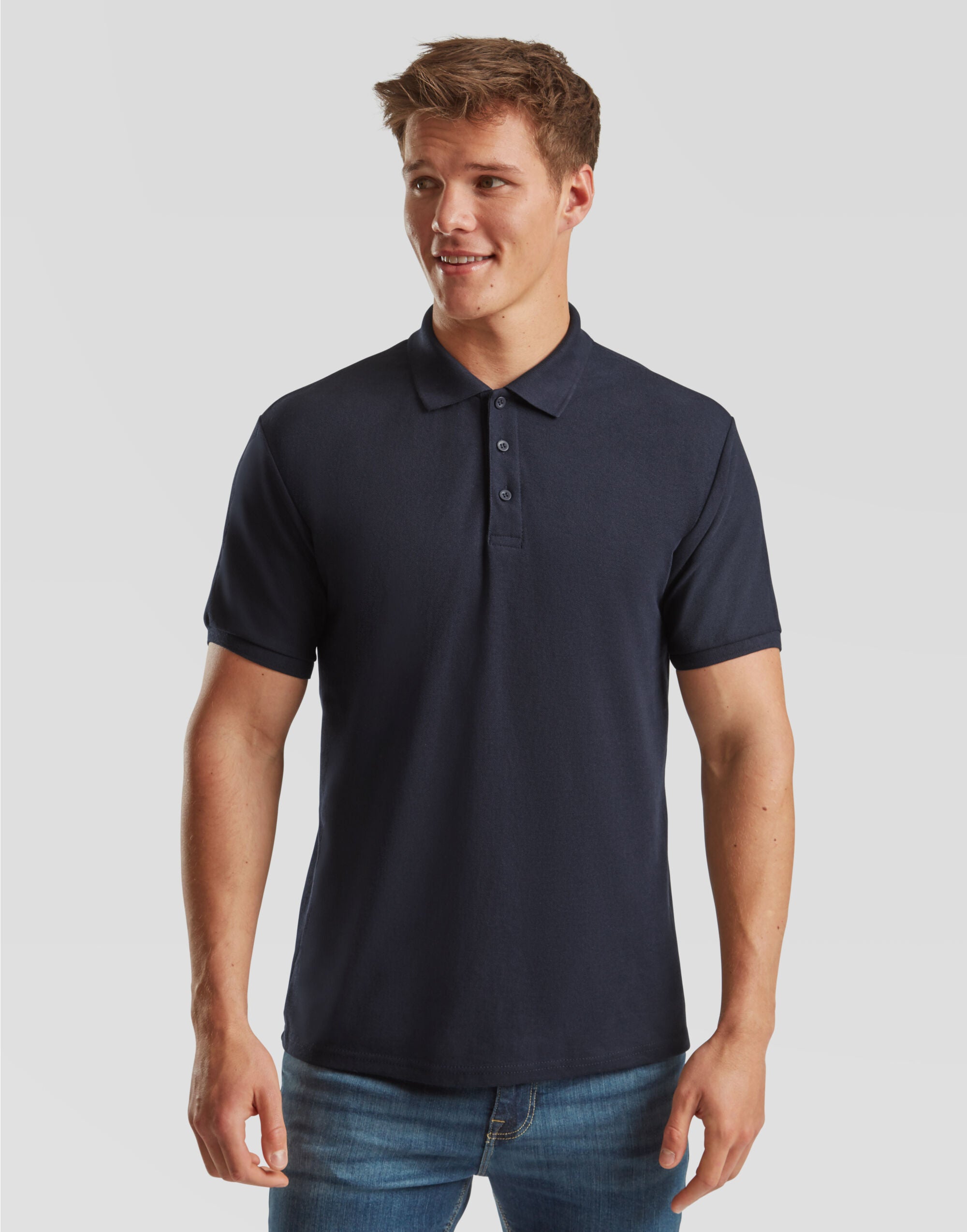 Fruit of the Loom Mens 6535 Heavy Polo 63204 - - Customisable Polos