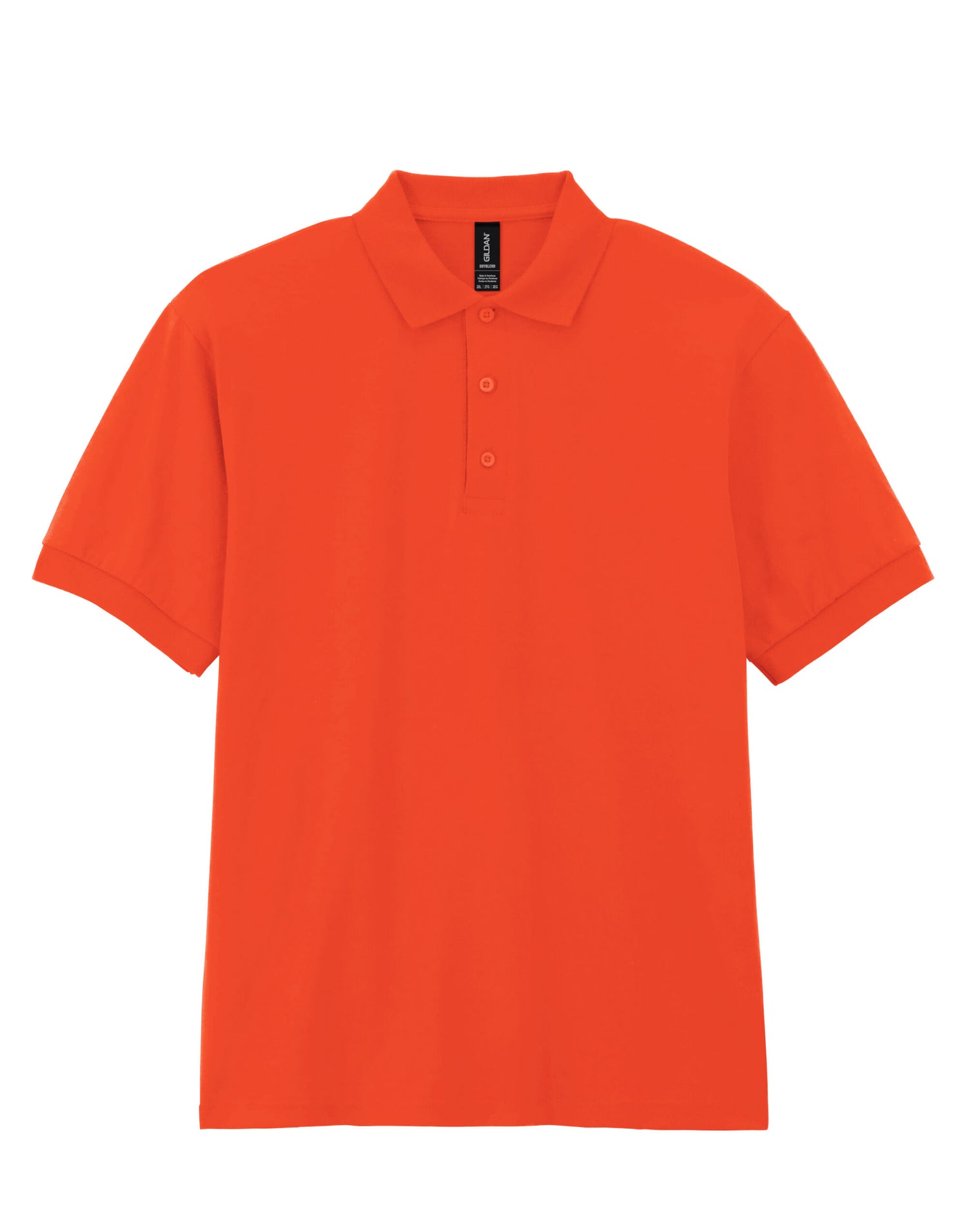 Gildan Adult Jersey Polo DryBlend - Orange - Customisable Polos