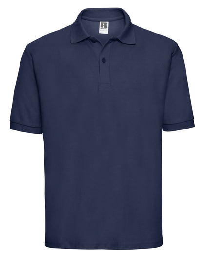 Russell Collection Russell Mens Classic Polycotton Polo 539M - French Navy - Customisable Polos