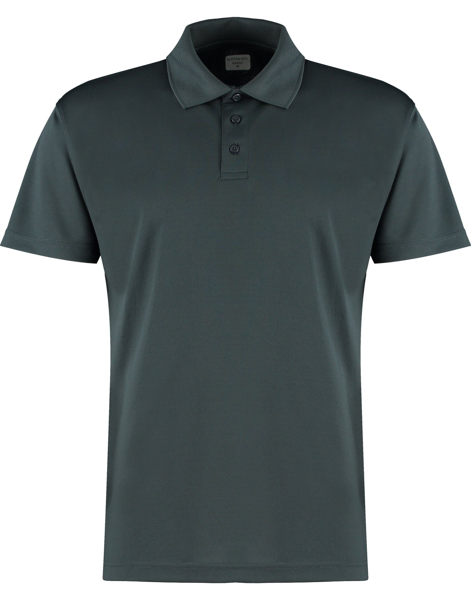 Kustom Kit Mens Cooltex Plus Polo KK455 - Graphite - Customisable Polos