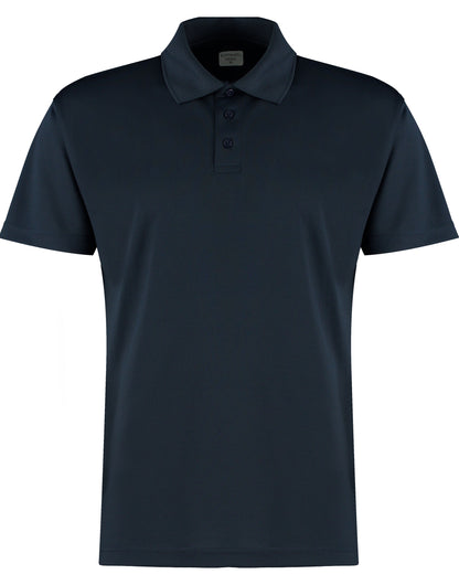 Kustom Kit Mens Cooltex Plus Polo KK455 - Navy - Customisable Polos