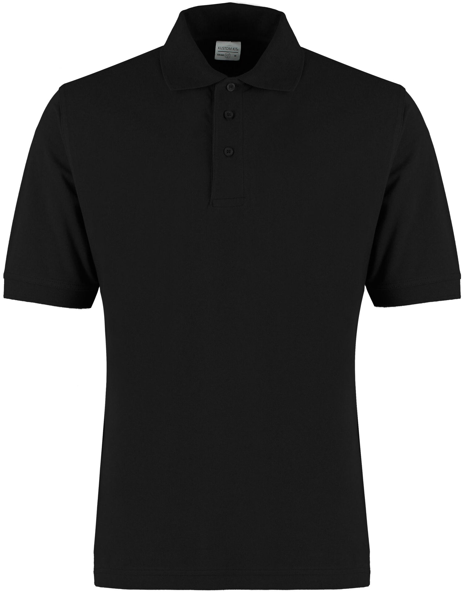 Kustom Kit Cotton Klassic Superwash Polo KK460 - Black - Customisable Polos