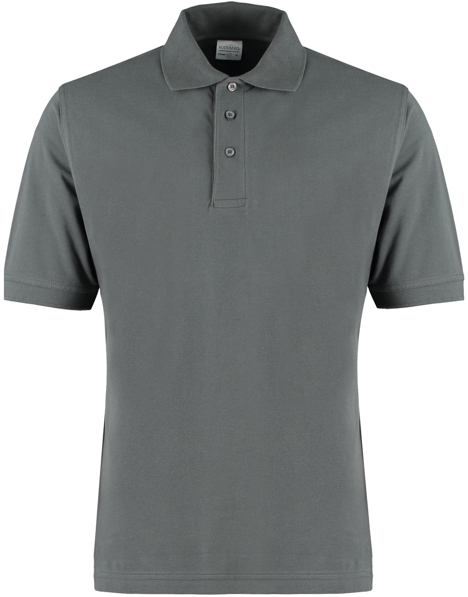 Kustom Kit Cotton Klassic Superwash Polo KK460 - Dark Grey - Customisable Polos