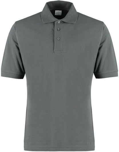 Kustom Kit Cotton Klassic Superwash Polo KK460 - Dark Grey - Customisable Polos