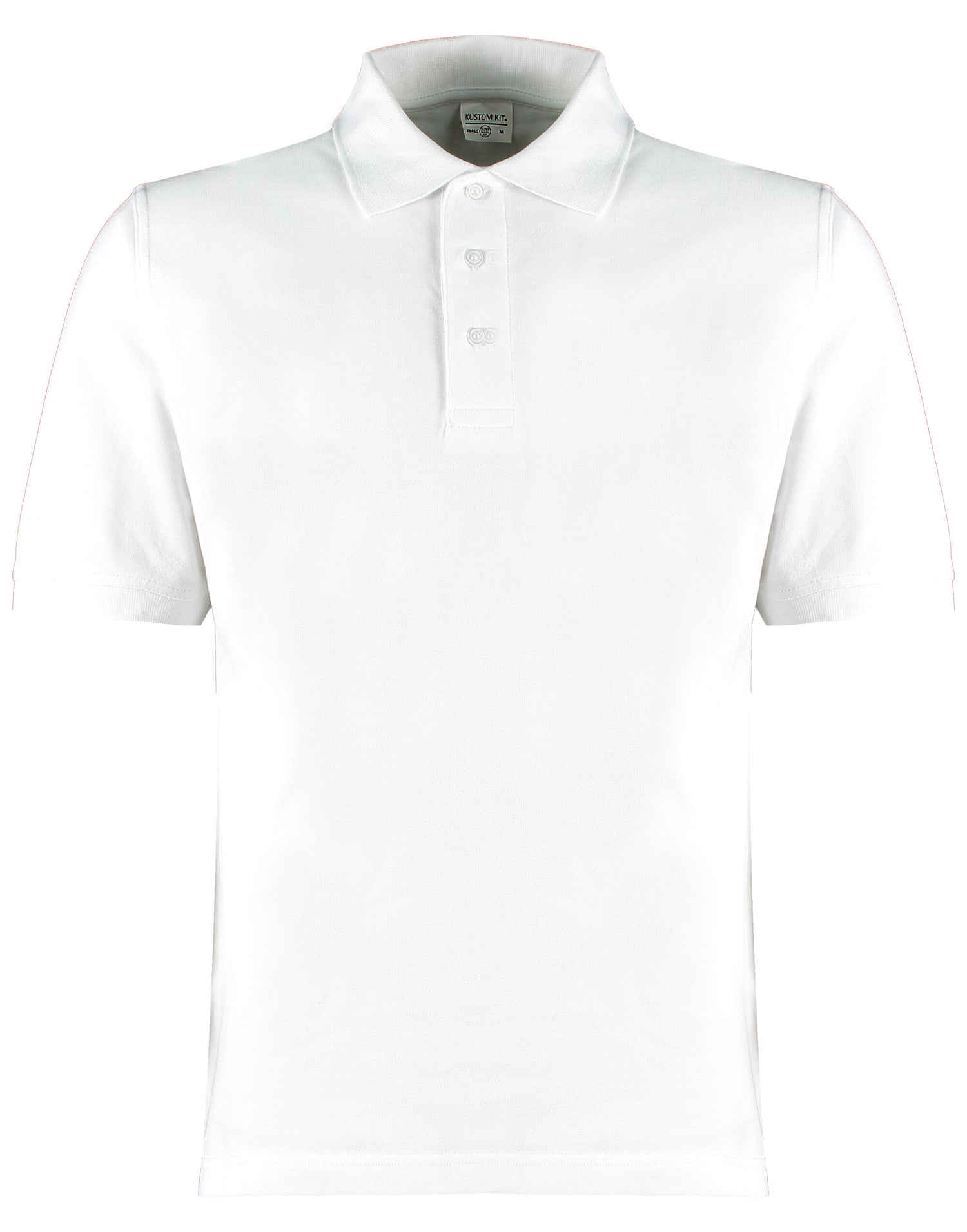 Kustom Kit Cotton Klassic Superwash Polo KK460 - White - Customisable Polos