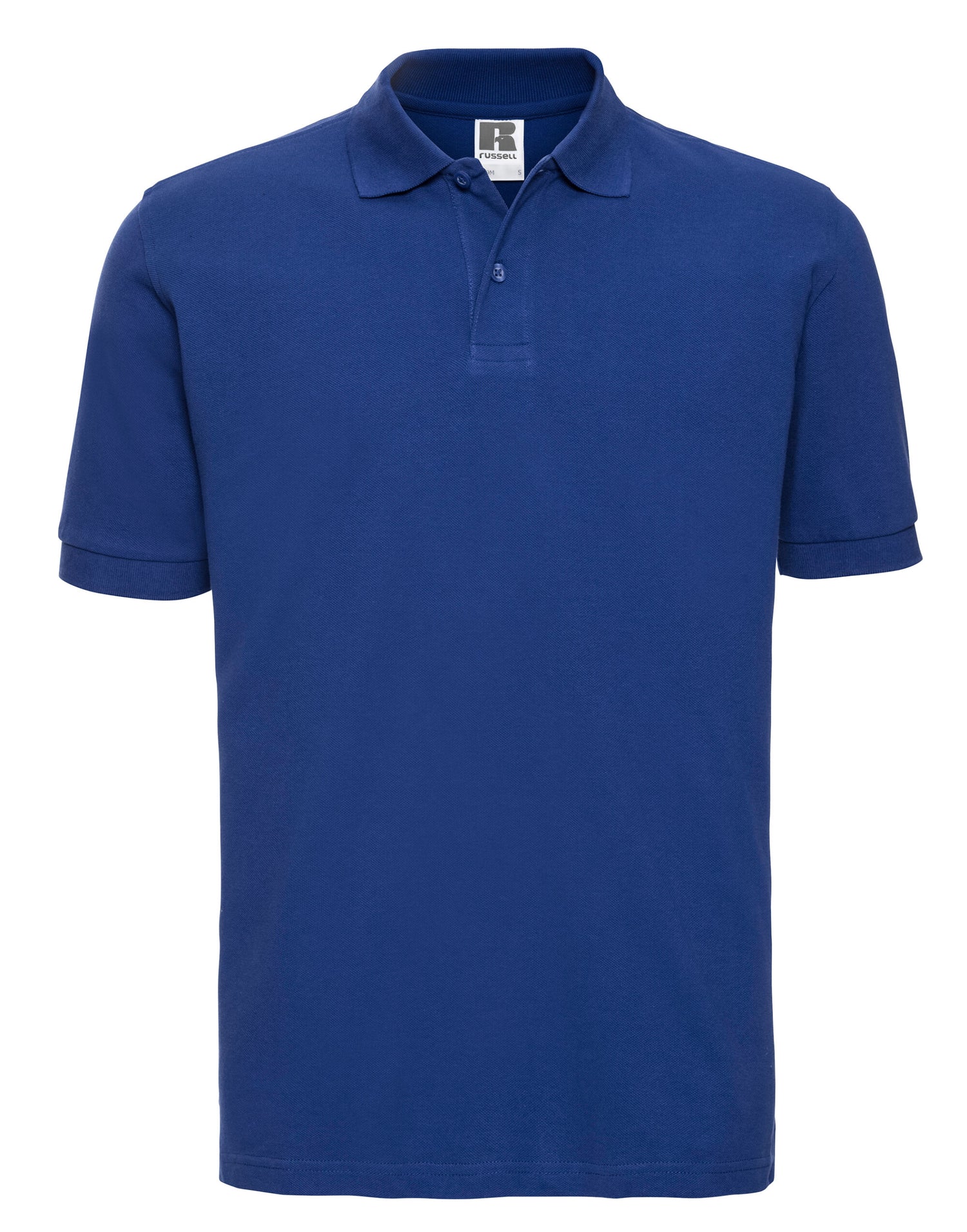 Russell Collection Russell Mens Classic Cotton Polo 569M - Bright Royal - Customisable Polos