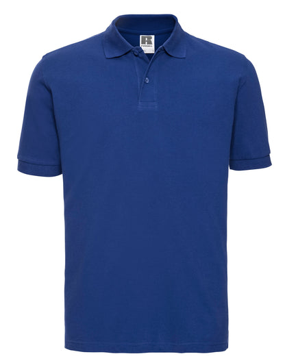 Russell Collection Russell Mens Classic Cotton Polo 569M - Bright Royal - Customisable Polos