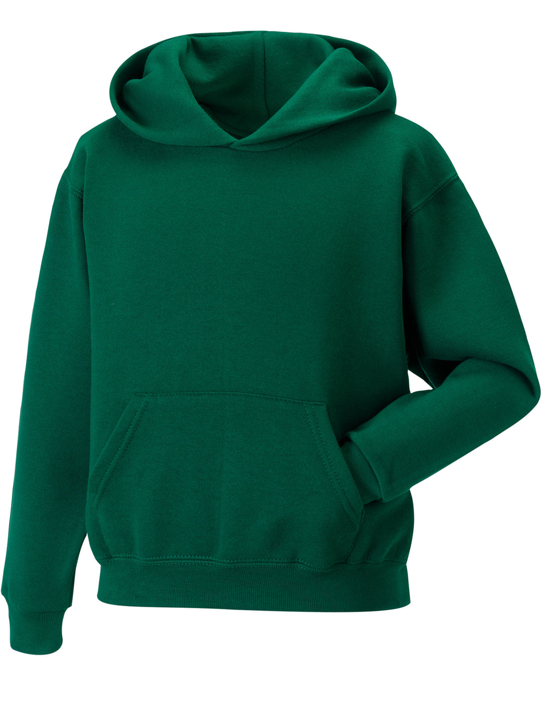 Russell Collection Russell Kids Hooded Sweatshirt 575B - Bottle Green - Customisable Sweatshirts