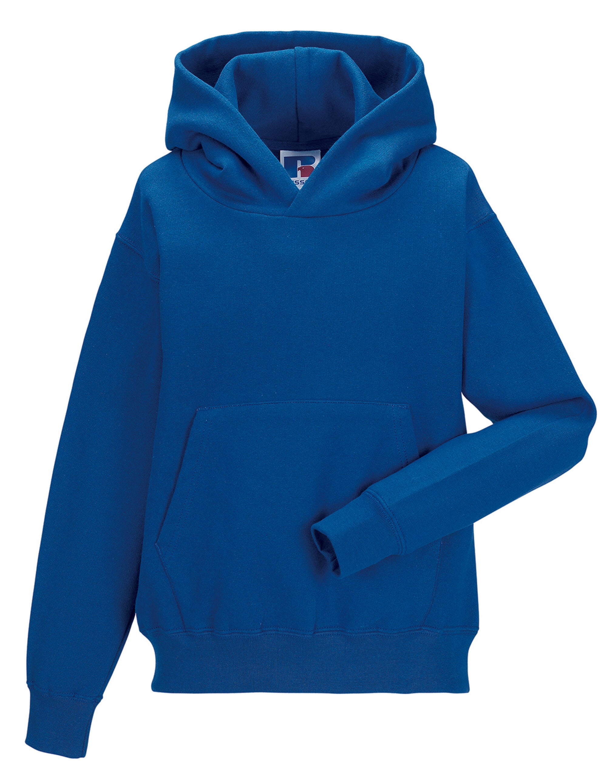 Russell Collection Russell Kids Hooded Sweatshirt 575B - Bright Royal - Customisable Sweatshirts